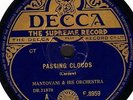 78 RPM MANTOVANI passing cloudswhirlwind F.8959 uk decca 10