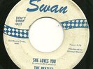 Beatles-She Loves You/I'll Get You-Swan 4152-Blue Print (Don't Drop Out)