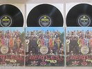 BEATLES UK – Sgt Pepper, three original UK mono LPs.