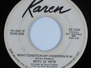 Northern Soul 45 BETTY LAVETTE What Condition My Condition Is In KAREN HEAR