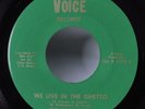 Northern Soul 45 FOUR VOICES We Live In The Ghetto VOICE NM HEAR
