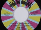 Funk Gospel 45 THOMPSON COMMUNITY SINGERS Jesus Is Just Alright HOB HEAR