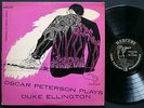 OSCAR PETERSON Plays Duke Ellington LP CLEF MGC-606 Orig US 1953 JAZZ DG MONO