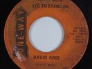 Funk/Sweet Soul 45 DAVID GAGE Second Chance ONE-WAY HEAR