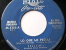 Argueso's Roseland Dance Lo Que Me Pedias SMC Pro-Arte 1336 Latin 1950's 45