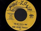 SOUL 45 FRANK WILLIAM'S ROCKETEERS You Got To Be A Man PHIL-LA OF SOUL