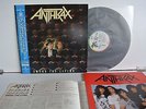 ANTHRAX Among The Living LP Vinyl JAPAN POLYSTAR ISLAND R28D-2063 W/ OBI