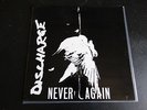 LP GATEFOLD DISCHARGE - NEVER AGAIN / excellent état