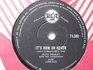 ELVIS - ITS NOW OR NEVER / A MESS OF BLUES - RARE SOUTH AFRICA 78 RPM - AFRICAN