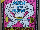 KEITH HARING ART COVER   MAN TO MAN   At The Gym 12''