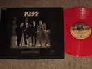 KISS DRESSED TO KILL RED VINYL PYE RECORDS METAL VINYL RECORD ALBUM