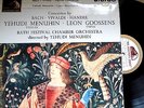 BACH / VIVALDI / HANDEL-VIOLIN CONCERTOS-MENUHIN- WHITE/GOLD LABEL STEREO