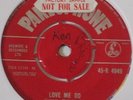 THE BEATLES  LOVE ME DO  UK FIRST ISSUE  1N 1N