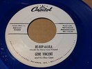 GENE VINCENT Be-Bop-A-Lula / Woman Love 45 Capitol 3450 Blue Vinyl