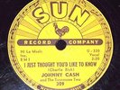 SUN 309 78 rpm Johnny Cash  