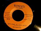 PARAGONS LET'S START ALL OVER AGAIN STICK WITH ME BABY NEAR MINT  DOO WOP 45