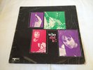 THE WHO - Who Did It  -UK TRACK WITHDRAWN MAIL ORDER LP - A Quick One/ Sell Out
