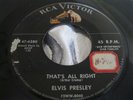 Original RCA Rockabilly 45 : Elvis Presley   That's All Right   47-6380