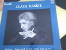 CLARA HASKIL Beethoven Sonatas ORIG Philips Plum 835098 HOL-1960s LP VG++