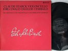 RARE CLAUDE STARCK DAHLER BACH CELLO SONATAS SWISS ONLY LP NM