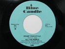 ALL THE PEOPLE Cramp Your Style BLUE CANDLE Deep Funk 45 HEAR