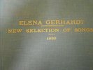 Elena Gerhardt New selections  of songs  1939   Gramaphone 10 Inch album