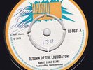 HARRY J ALL STARS RETURN OF THE LIQUIDATOR - BOSS SKINHEAD REGGAE  ORIG 1970 EX