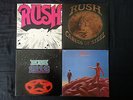 RUSH, Rush Self-Titled, 2112, Caress of Steel, Hemispheres, RUSH lot, 4 LPs