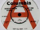 BLUE ACES THAT'S ALL RIGHT / TALK ABOUT MY BABY 1966 UK 