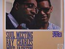 RAY CHARLES & MILT JACKSON: Soul Meeting LP (green/blue lbl, sm tear obc) Jazz