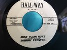 EX Original Rocker 45 : Johnny Preston   All Around The World   Hall-Way 45-1201