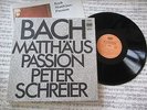 MATTHEW PASSION BACH - SCHREIER POPP ETERNA DIGITAL 3LP 1988, 1ED - STEREO MINT