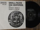 SMALL FACES The Universal RARE 1968 M-/M- Sweden 45 w MISPRINTED p/s. Psych MOD