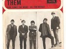 UNFINDABLE DUTCH SINGLE FROM THE GREAT THEM 45 RPM HERE COMES THE NIGHT