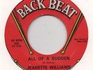 JEANETTE WILLIAMS-ALL OF A SUDDEN(CLASSIC)-BACK BEAT-***ORIGINAL***