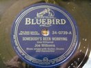 (Somebody's Been Worrying) by Big Joe Williams on Bluebird 78RPM  (EX)