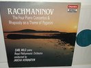 Chandos DBRD 2011 Rachmaninov 4 Piano Concertos Earl Wild RPO Horenstein 2LP