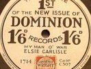 ELSIE CARLISLE - MY MAN O WAR/BODY AND SOUL DOMINION 307