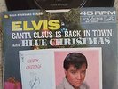 Elvis Presley - Santa Claus Is Back In Town  / Blue Christmas - USA 45+PS