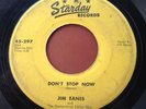 JIM EANES Don't Stop Now on Starday Hillbilly Bop 45 Rare Find