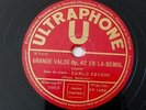 Chopin Liszt Piano Carlo Zecchi Ultraphone 78rpm