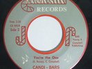 CANDI-BARS You're The One / I Believe In You 45 on Candy-Stix Northern Soul M-