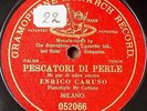 ENRICO CARUSO Red G&T 052066 RARE OPERA 78 RPM RECORD SHINY PRISTINE