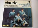 EP 45t Claude Francois toute la Vie Dédicace