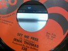 IRMA THOMAS on ron label.mint or near mint,SET ME FREE,DONT MESS WITH MY MAN