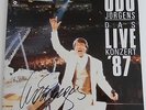 UDO JÜRGENS - LIVE 87 - 2 LP - SIGNIERT - SUPER ZUSTAND - VINYL - AUTOGRAMM