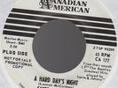 Orig WL Promo SANTO & JOHNNY A Hard Day's Night/And I Love Her 45 The Beatles