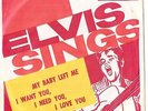 ELVIS P. 45: PORTRAIT COVER MY BABY LEFT ME/I WANT YOU AUSSIE RCA C=VG+ V=EX+/EX