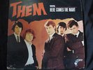 Them S/T, Self Titled LP, w/ Here Comes The Night, VG+ Parrot Stereo 12