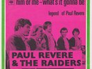 PAUL REVERE & THE RAIDERS Him Or Me RARE Denmark Norway 45 US GARAGE psych HEAR